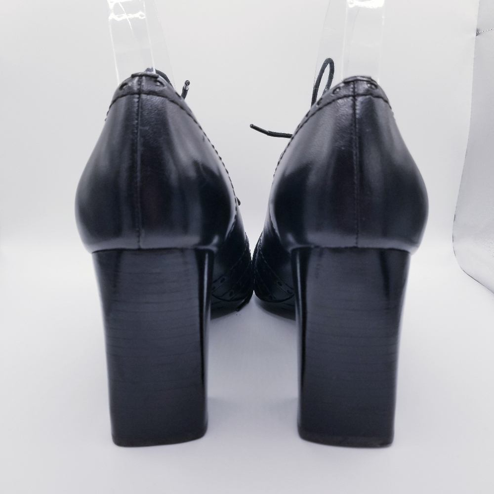 Franco Sarto Devote Black Block Heel Shoes 9.5 - Picture 9 of 13
